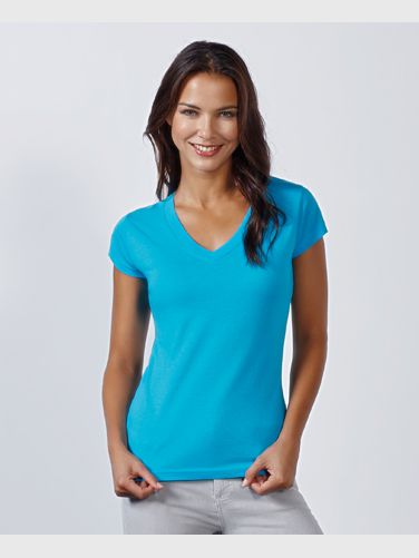T-shirt Victoria - coupe Fit - Col V • 170 g/m²