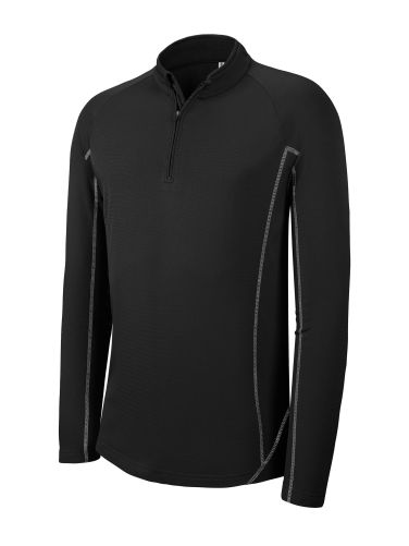 SWEAT RUNNING HOMME 1/4 ZIP - PA335 - POLYESTER - 170 GR/M²