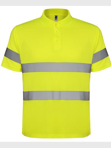 POLO TECHNIQUE HAUTE VISIBILITÉ POLARIS 100% POLYESTER 170 g/m².
