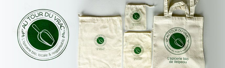 Sacs vrac et totes bio pour l’épicerie bio Au Tour du Vrac Sacs vrac et totes bio pour l’épicerie bio Au Tour du Vrac