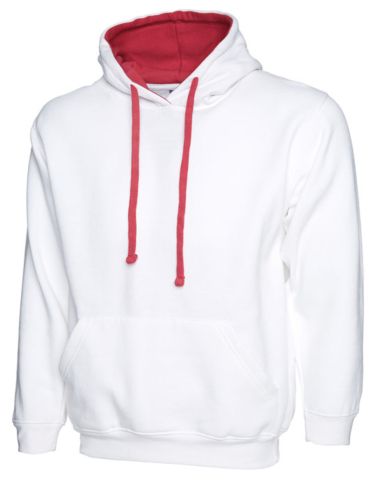 PK507 - Sweat à capuche - bi color - 300g - 12 couleurs