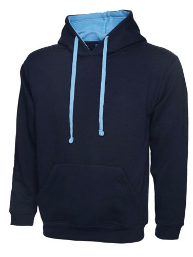 PK507 - Sweat à capuche - bi color - 300g - 12 couleurs