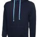 PK507 - Sweat à capuche - bi color - 300g - 12 couleurs