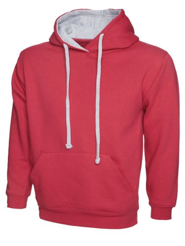 PK507 - Sweat à capuche - bi color - 300g - 12 couleurs
