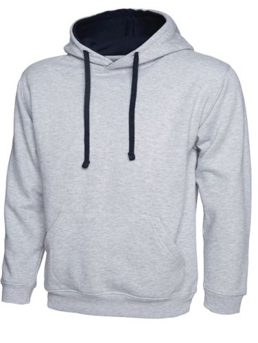 PK507 - Sweat à capuche - bi color - 300g - 12 couleurs
