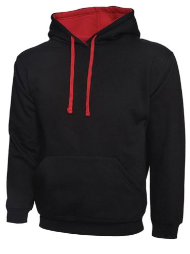 PK507 - Sweat à capuche - bi color - 300g - 12 couleurs