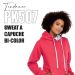 PK507 - Sweat à capuche - bi color - 300g - 12 couleurs