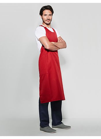 TABLIER CHEF - POLYESTER - COTON - 2 POCHES - 220 GR/M²