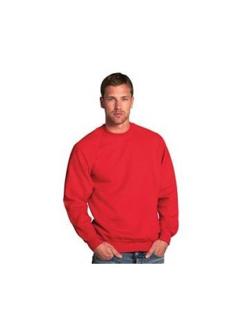 SWEAT COL ROND - 7620M - COTON - POLYESTER - 295 GR/M² - Noir