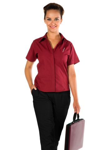 CHEMISE FEMME SOFIA - POLYESTER - COTON 130 GR/M²