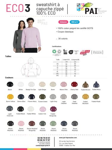 ECO 3 - Sweat Col Rond BIO