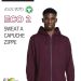 ECO2 - Sweat à Capuche Zippé BIO